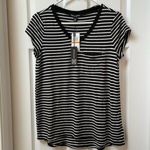 V neck tee shirt, new